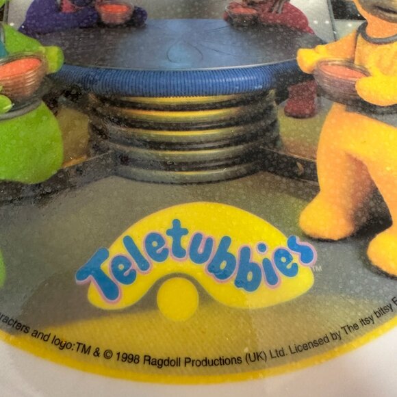 Teletubbies Plate 8 Inch 1998 Zak Plastic Kids Child Dish RARE - Picture 4 of 8